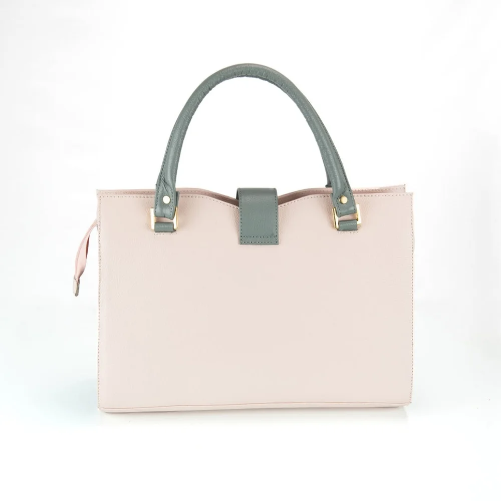 Pink and Designer Handbag - Picture 3 of 3